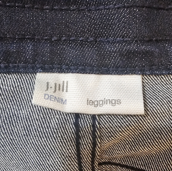 J.JILL | DARK WASH SKINNY JEANS - Picture 4 of 6